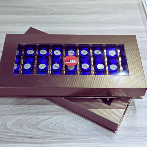 بوكس الشوكولا البلجيكية الفاخرة (البندق)