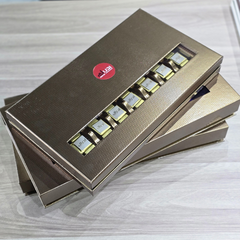 بوكس الشوكولا البلجيكية الفاخرة (اللوز)