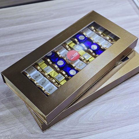 بوكس الشوكولا البلجيكية الفاخرة (مشكل وسط)