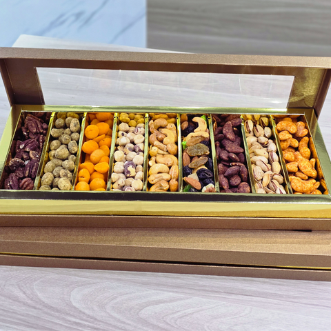 بوكس المكسرات المتنوعة الفاخرة