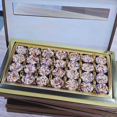 بوكس الشوكولا البلجيكية الفاخرة (لوز اكسترا)